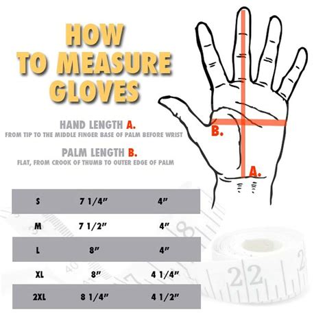 how to measure glove width